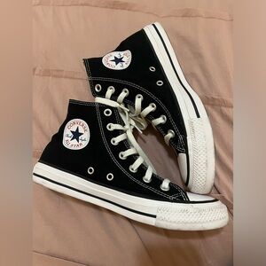 black high top chuck taylor converse